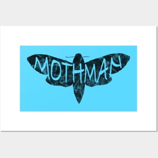 Mothman - Point Pleasant WV Mothman Figure Moth Man Cryptozoology Legend Design Posters and Art